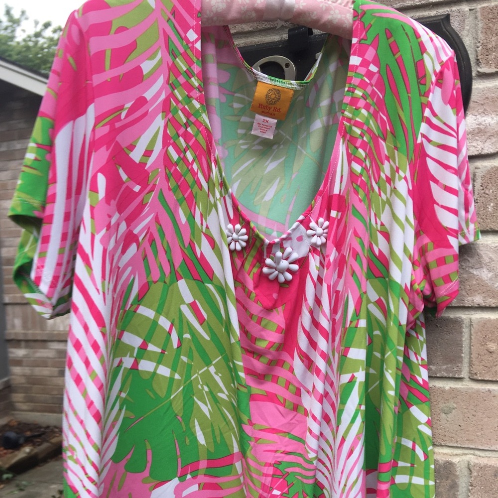 Ruby Rd Blouse Top - size 2X